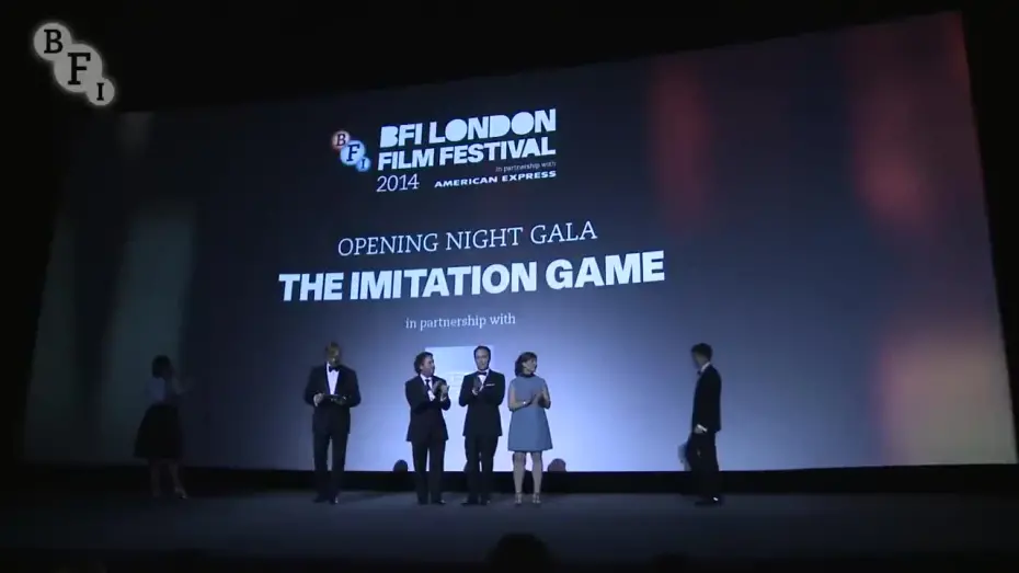 Відео до фільму Гра в імітацію | Introduction to The Imitation Game Gala screening | BFI #LFF