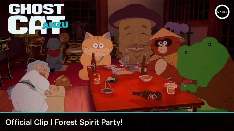 Відео до фільму Ghost Cat Anzu | Official Clip: Forest Spirit Party! [Subtitled]