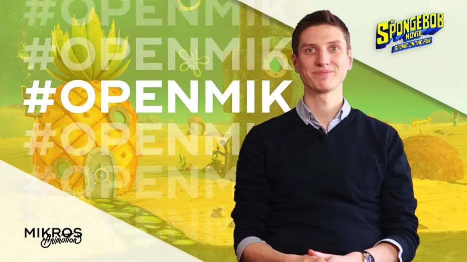 Відео до фільму Губка Боб: Втеча Губки | [#OpenMik] Clément Deltour, Sets & Props modeling supervisor on #SpongeBobMovie