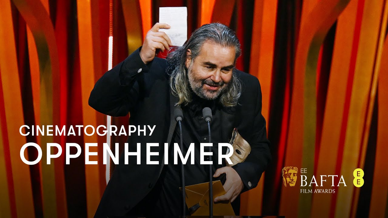 Відео до фільму Оппенгеймер | Oppenheimer wins Cinematography | EE BAFTA Film Awards 2024