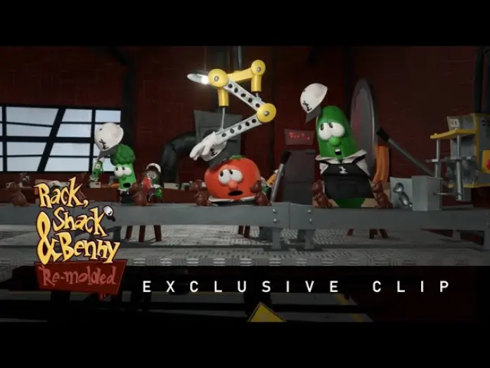 Відео до фільму Rack, Shack & Benny Re-Molded: A VeggieTales Fan Project | (FANMADE) The Chocolate Factory | Fan Project Clip | Rack, Shack & Benny Re-molded