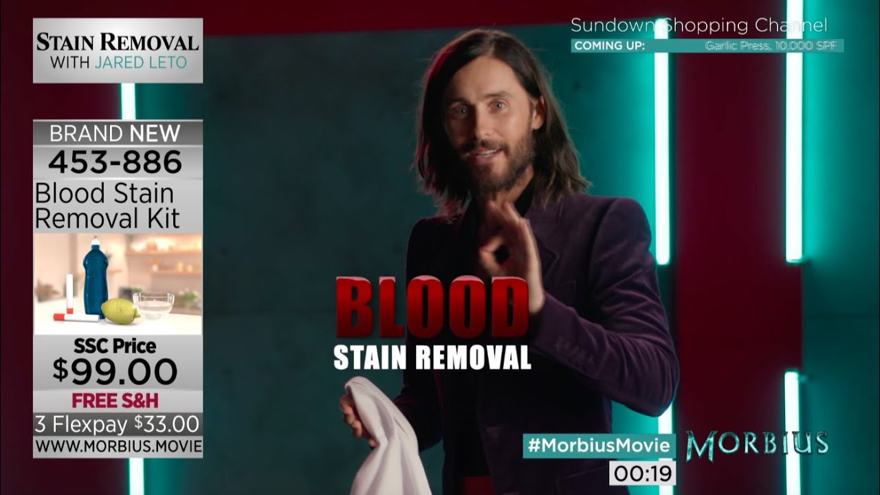 Відео до фільму Морбіус | Stain Removal with Jared Leto