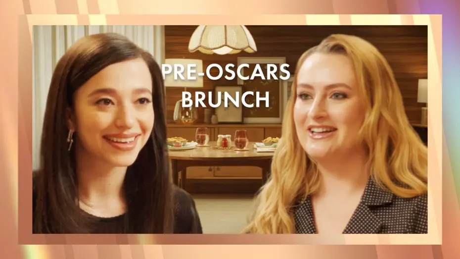 Відео до фільму Anora | Mikey Madison & Amelia Dimoldenberg Tease The Chicken Shop Date Movie At Pre Oscars Brunch