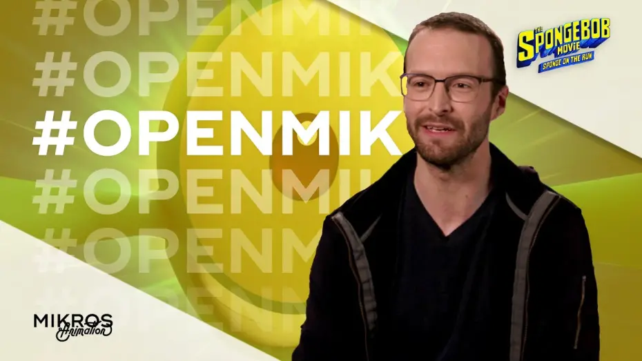 Відео до фільму Губка Боб: Втеча Губки | [#OpenMik] Jacques Daigle, Animation supervisor on #SpongeBobMovie