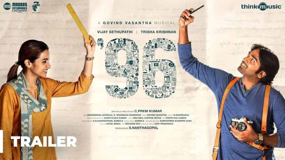 Відео до фільму 96 | 96 Trailer | Vijay Sethupathi, Trisha | Madras Enterprises | C.Prem Kumar | Govind Vasantha