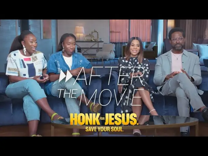 Відео до фільму Honk for Jesus. Save Your Soul. | Regina Hall, Sterling K. Brown and Adanne and Adamma Ebo On the Challenges of Making A Mockumentary
