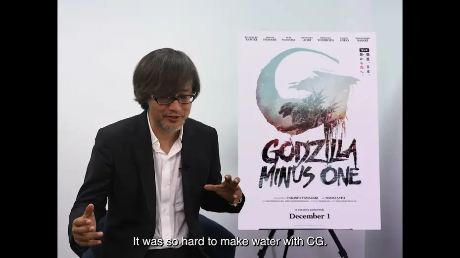 Відео до фільму Ґодзілла: Мінус один | Director Takashi Yamazaki on Godzilla Minus One