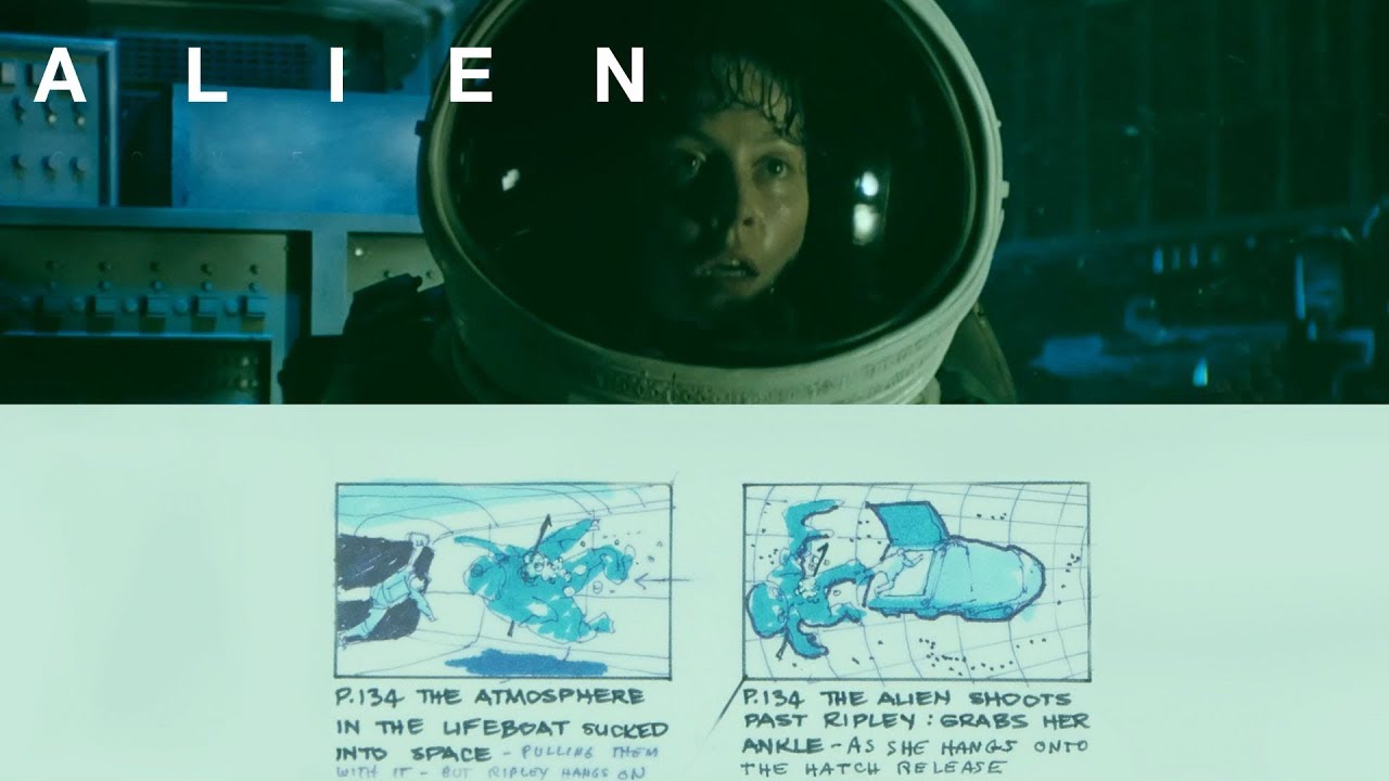 Відео до фільму Чужий | ALIEN (1979) | From Storyboard to Screen | ALIEN ANTHOLOGY