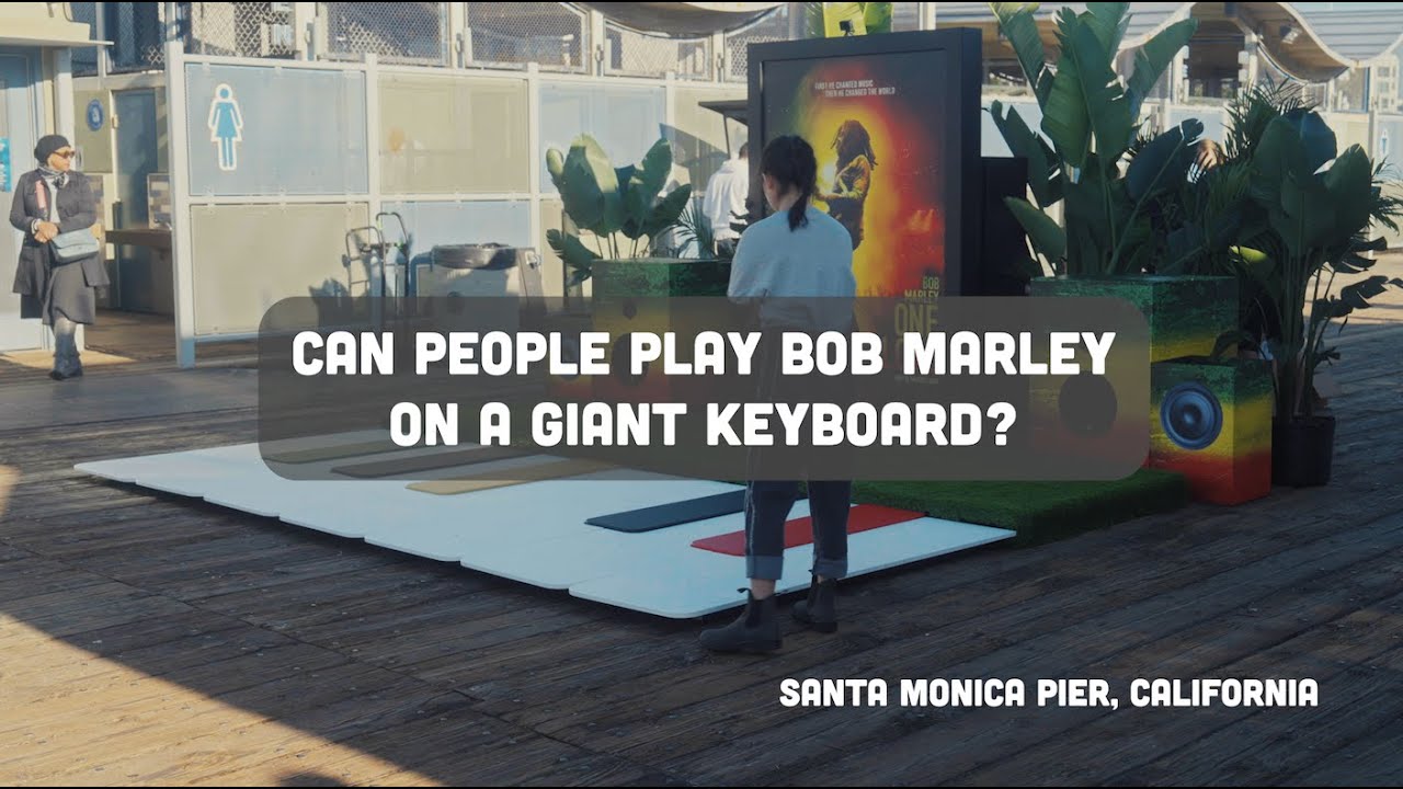 Відео до фільму Боб Марлі: One Love | Giant Keyboard Jam