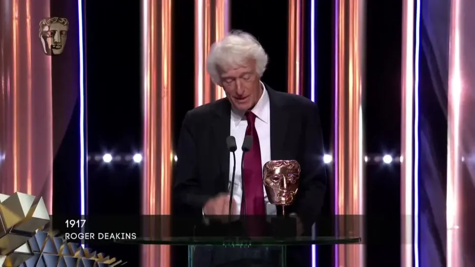 Відео до фільму 1917 | Roger Deakins Receives Cinematography Award For 1917 | EE BAFTA Film Awards 2020