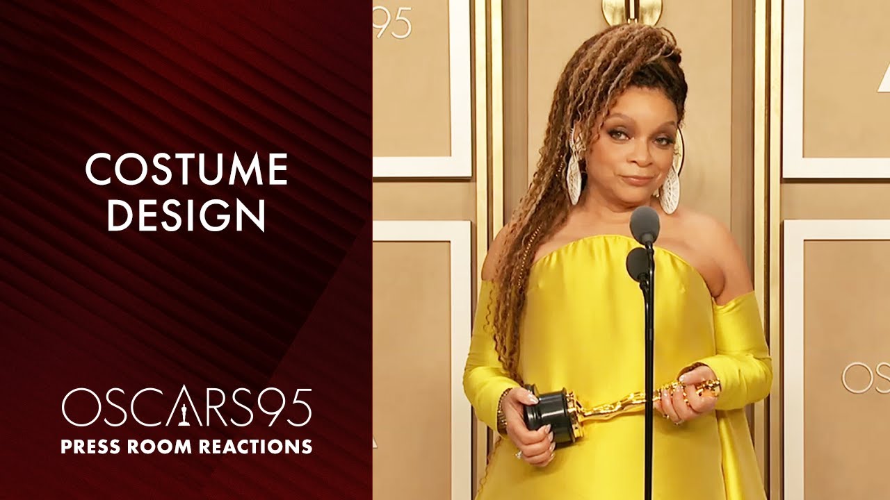 Відео до фільму Чорна пантера: Ваканда назавжди | Costume Design | Ruth E. Carter | Oscars95 Press Room Speech