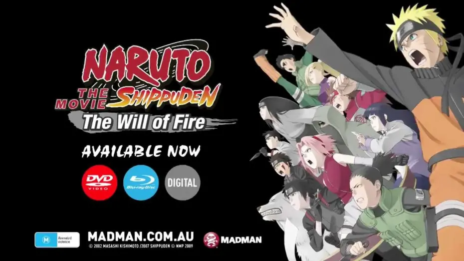 Відео до фільму Naruto Shippuden the Movie: The Will of Fire | NARUTO SHIPPUDEN THE MOVIE: THE WILL OF FIRE Available Dec. 5