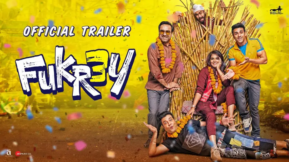 Відео до фільму Fukrey 3 | Fukrey 3| Official Trailer| Pulkit Samrat| Varun Sharma| Manjot Singh| Richa Chadha| Pankaj Tripathi