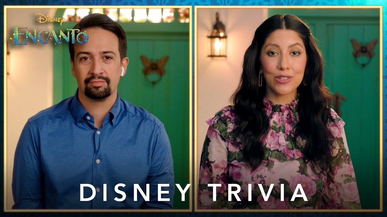 Відео до фільму Енканто: Світ магії | Disney Trivia with Lin-Manuel Miranda and Stephanie Beatriz