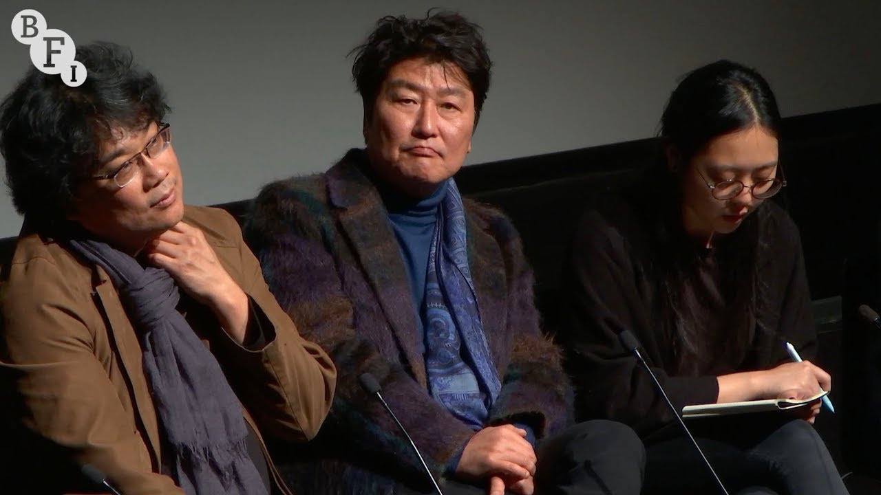 Відео до фільму Паразити | Parasite director Bong Joon-ho and stars Song Kang-ho and Lee Jung-eun | BFI Q&A