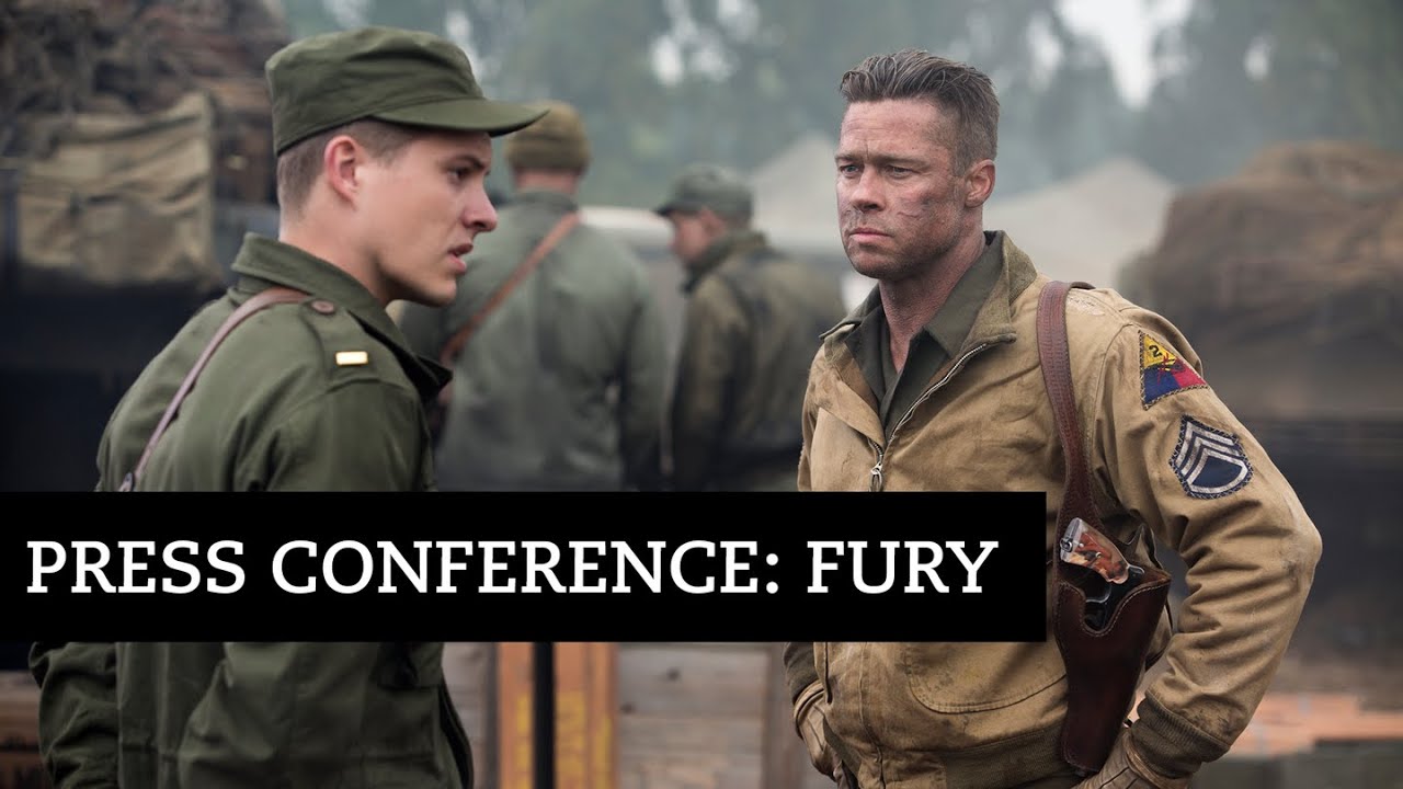Відео до фільму Лють | Brad Pitt at the Fury Press Conference | BFI #LFF