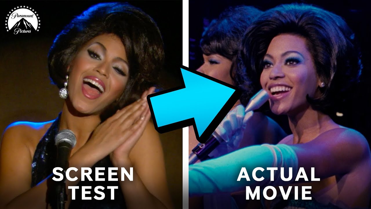 Відео до фільму Дівчата мрії | Beyoncé Behind The Scenes of Dreamgirls: Screen Test vs. Movie Scene