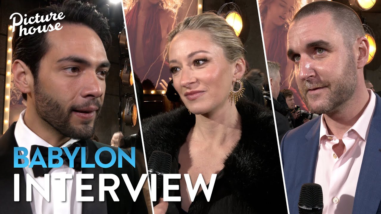 Відео до фільму Вавилон | Babylon | Diego Calva, Olivia Hamilton & Matthew Plouffe Red Carpet Interviews