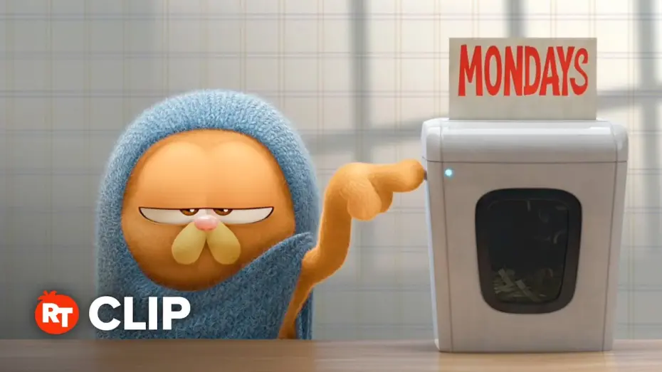 Відео до фільму Ґарфілд у кіно | The Garfield Movie Clip - Garfield Hates Mondays (2024)