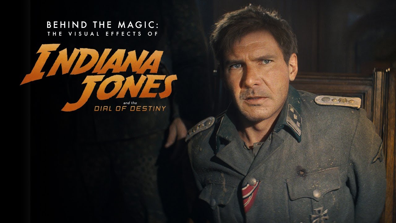 Відео до фільму Індіана Джонс і реліквія долі | Behind the Magic: The Visual Effects of Indiana Jones and the Dial of Destiny