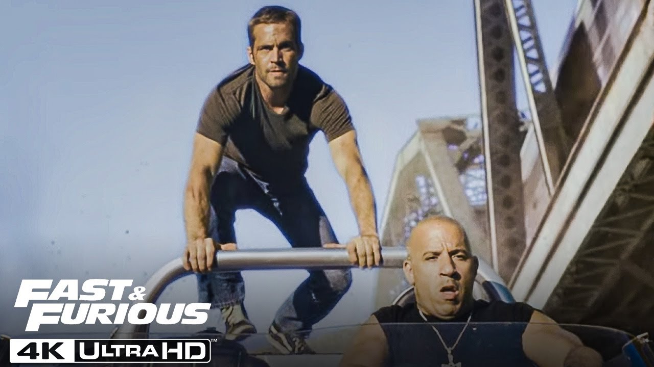 Відео до фільму Форсаж 5: Пограбування в Ріо | Vault on the Bridge Chase Scene in 4K HDR