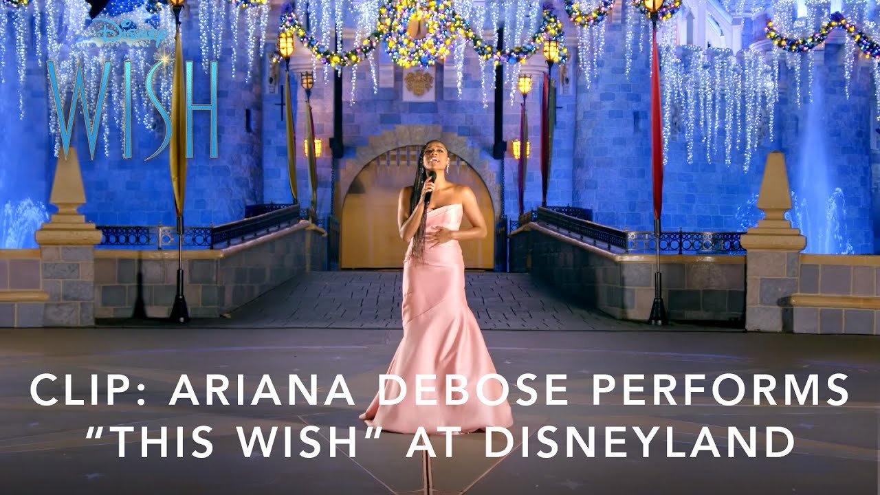 Відео до фільму Бажання | Ariana Debose Performs "This Wish" At Disneyland