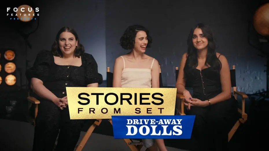 Відео до фільму Лялі їдуть далі | The Cast of Drive-Away Dolls Laugh About Getting Extra Close on Set