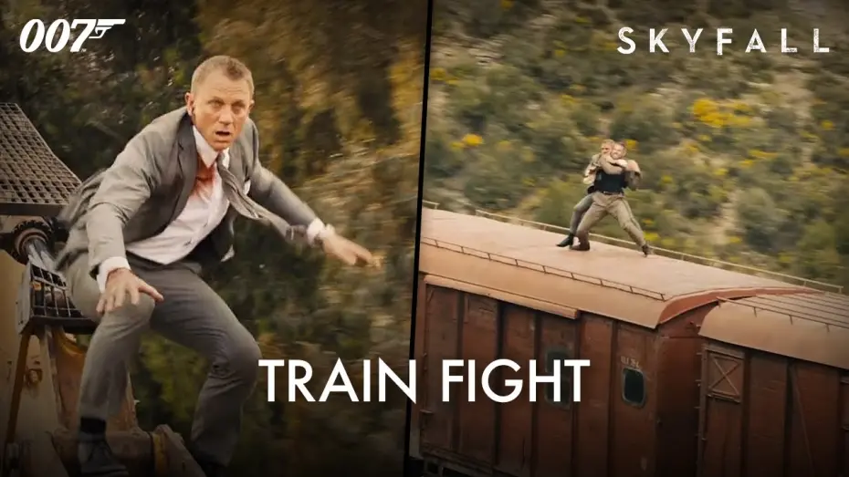 Відео до фільму 007: Координати Скайфолл | Train Fight