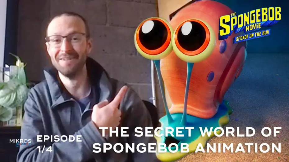 Відео до фільму Губка Боб: Втеча Губки | [Talks][#SpongeBobMovie] The Secret World of SpongeBob Animation 1/4