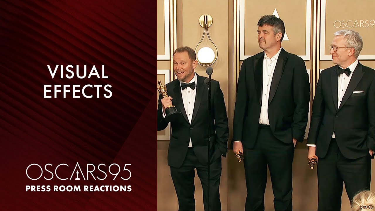 Відео до фільму Аватар:  Шлях води | Visual Effects | Avatar: The Way of Water | Oscars95 Press Room Speech