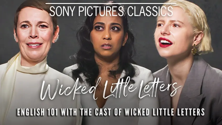 Відео до фільму Wicked Little Letters | ENGLISH 101 | Olivia Colman, Anjana Vasan or Jessie Buckley Square Off!