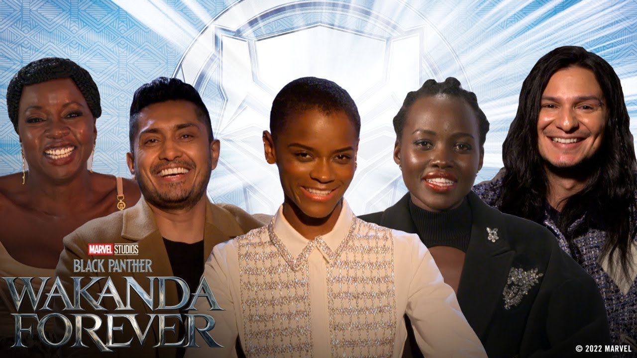 Відео до фільму Чорна пантера: Ваканда назавжди | The Cast Answer YOUR Questions!