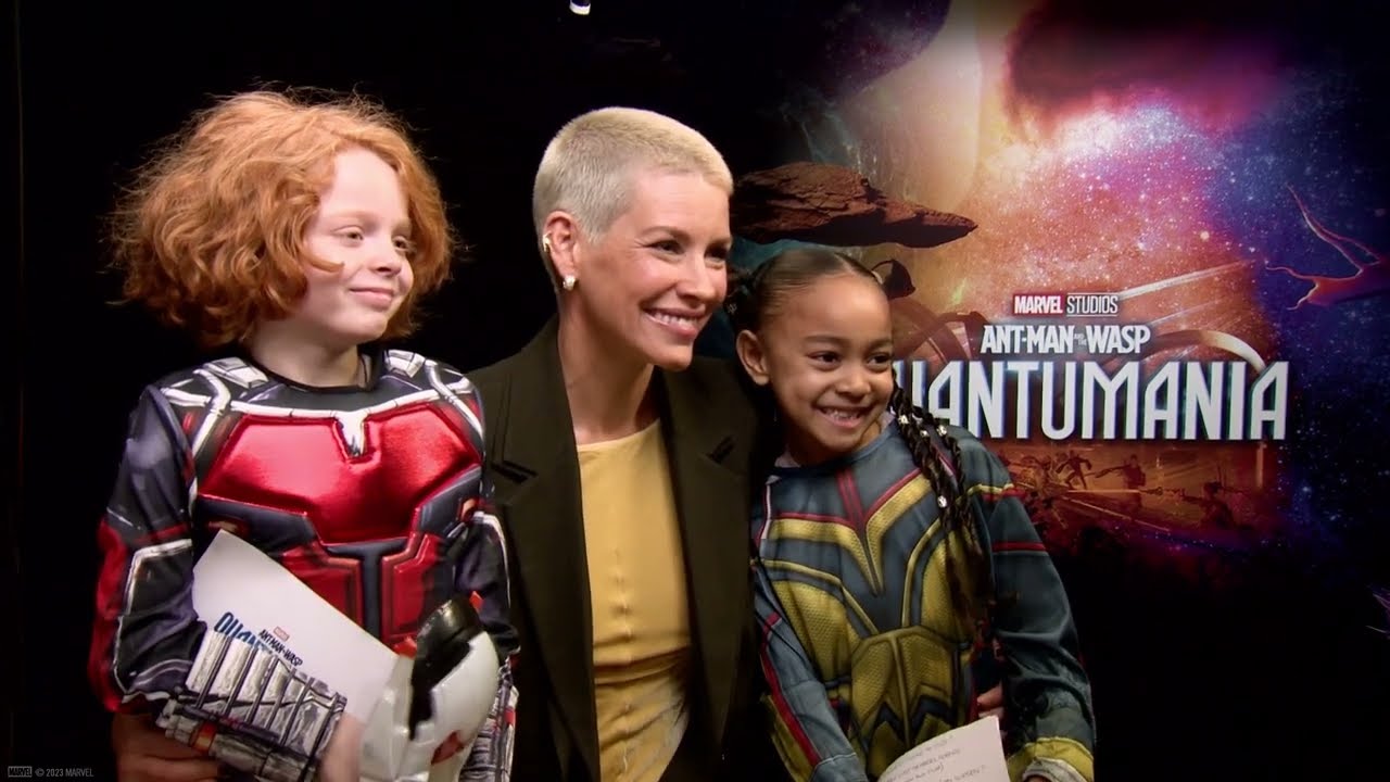 Відео до фільму Людина-мураха та Оса: Квантоманія | Mini Ant-Man and The Wasp meet Paul Rudd, Evangeline Lilly and Kathryn Newton