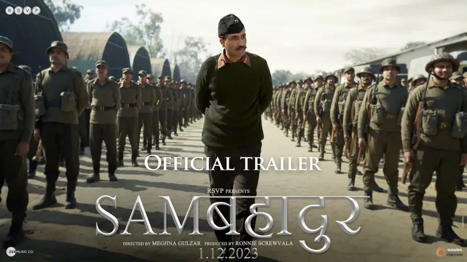 Відео до фільму Sam Bahadur | Samबहादुर - Official Trailer | Vicky Kaushal | Meghna Gulzar | Ronnie S | In Cinemas 01.12.2023