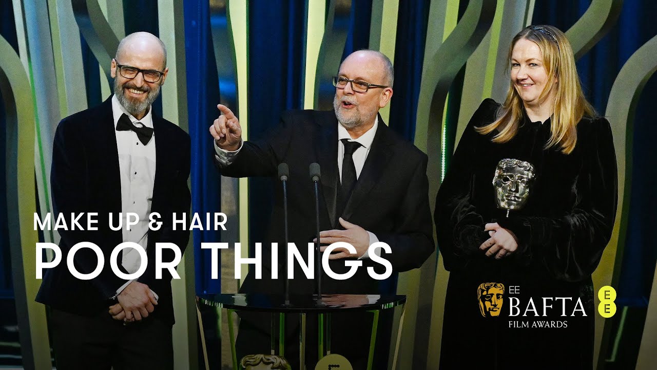 Відео до фільму Бідолашні створіння | Poor Things wins the BAFTA for Make Up & Hair | EE BAFTA Film Awards 2024