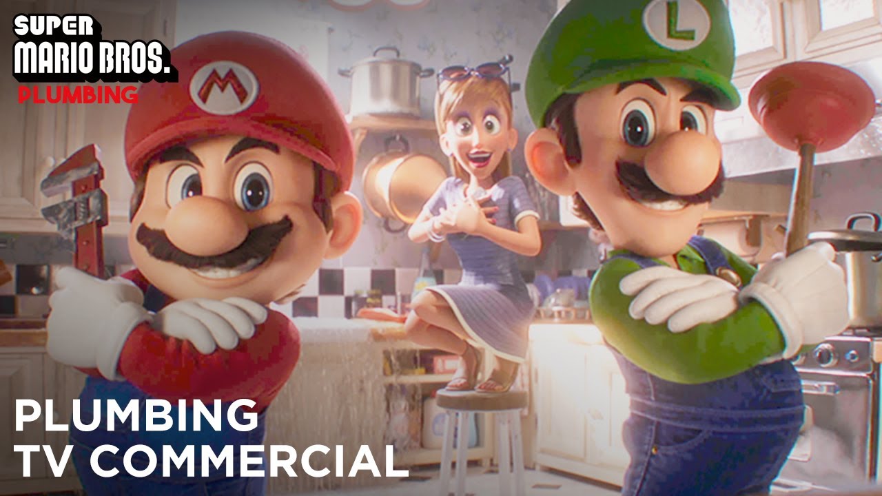 Відео до фільму Брати Супер Маріо в кіно | Super Mario Bros. Plumbing Commercial