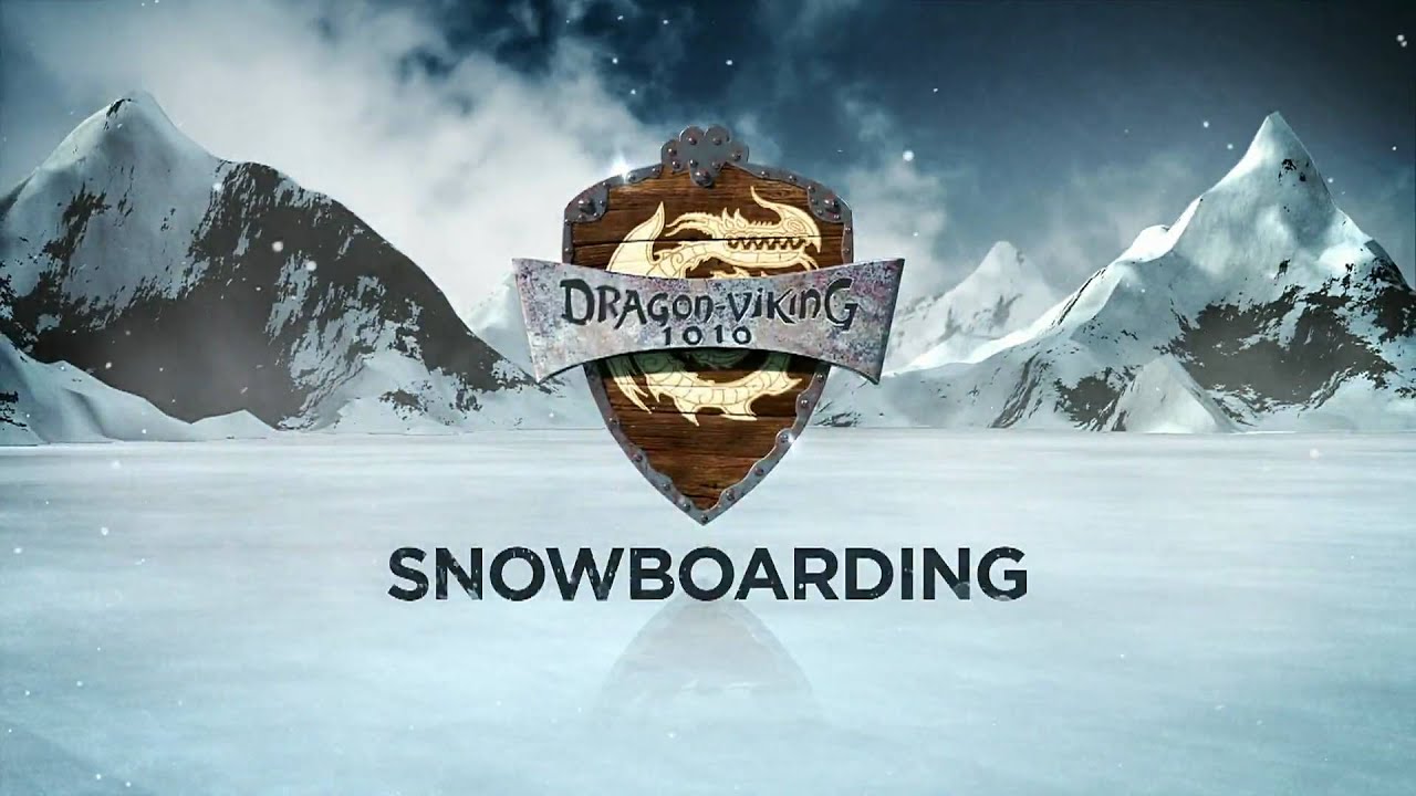 Відео до фільму Як приборкати дракона | Dragon-Viking Games Vignettes: Snowboarding