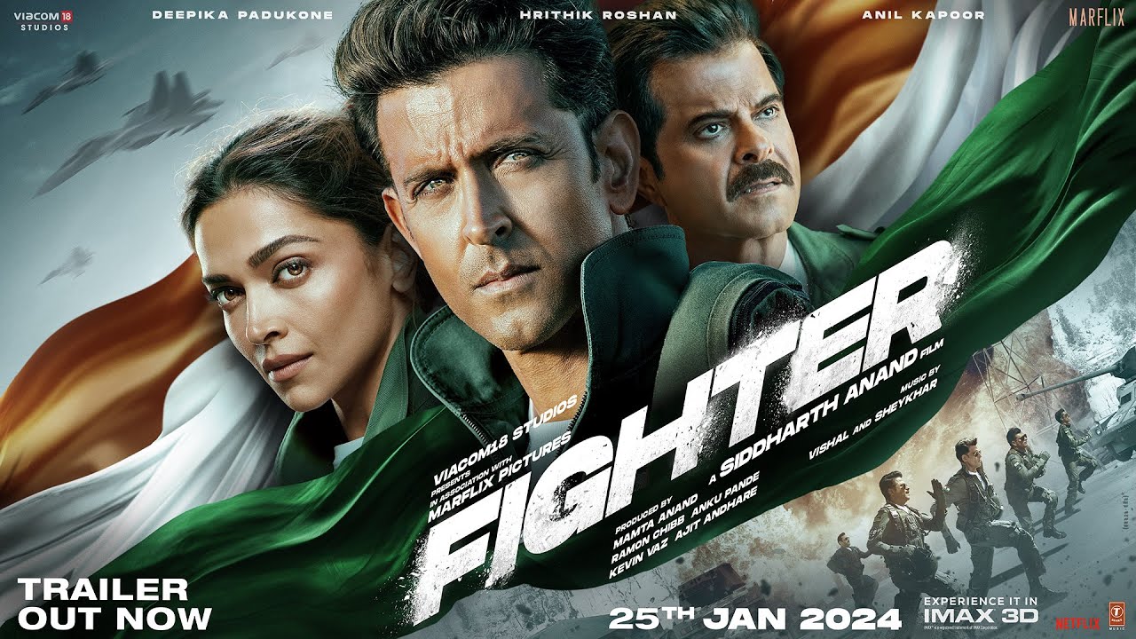 Відео до фільму Fighter | FIGHTER (Official Trailer): Hrithik Roshan,Deepika Padukone,Anil Kapoor | Siddharth Anand | 25th Jan