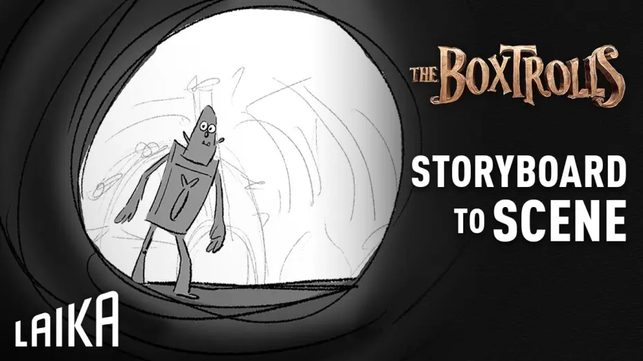 Відео до фільму Сімейка монстрів | “Into the Boxtrolls‘ Lair” Storyboard to Scene