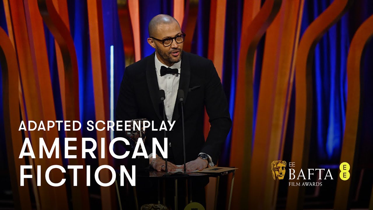 Відео до фільму Американське чтиво | Cord Jefferson wins the Adapted Screenplay award for American Fiction | EE BAFTA Film Awards 2024