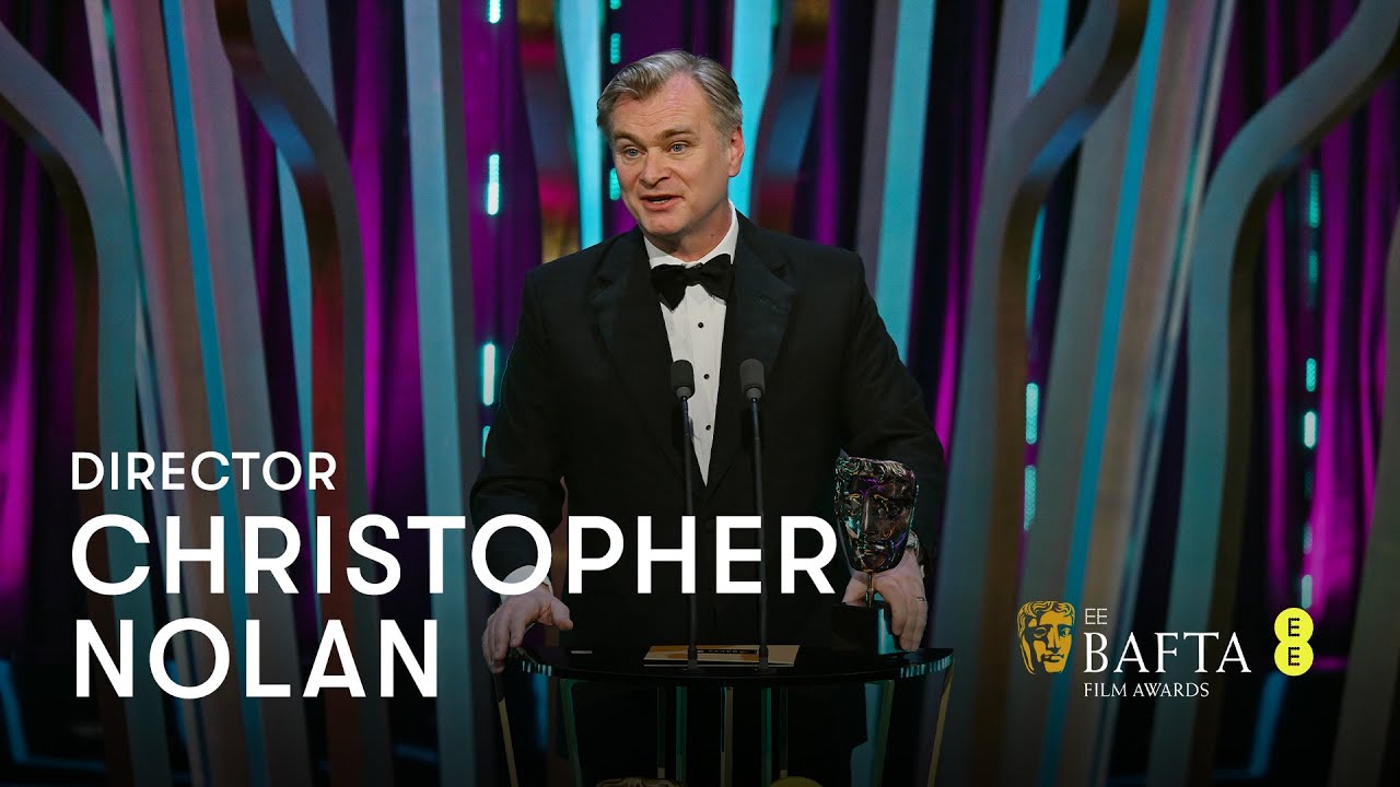 Відео до фільму Оппенгеймер | Christopher Nolan wins Director for Oppenheimer | EE BAFTA Film Awards 2024