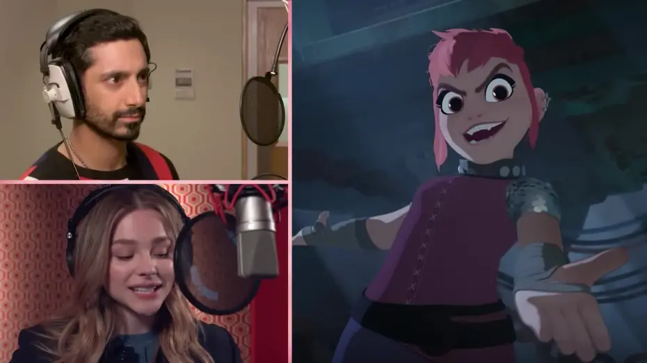 Відео до фільму Німона | Chloë Grace Moretz, Eugene Lee Yang, and Riz Ahmed Doing the Voices for Nimona