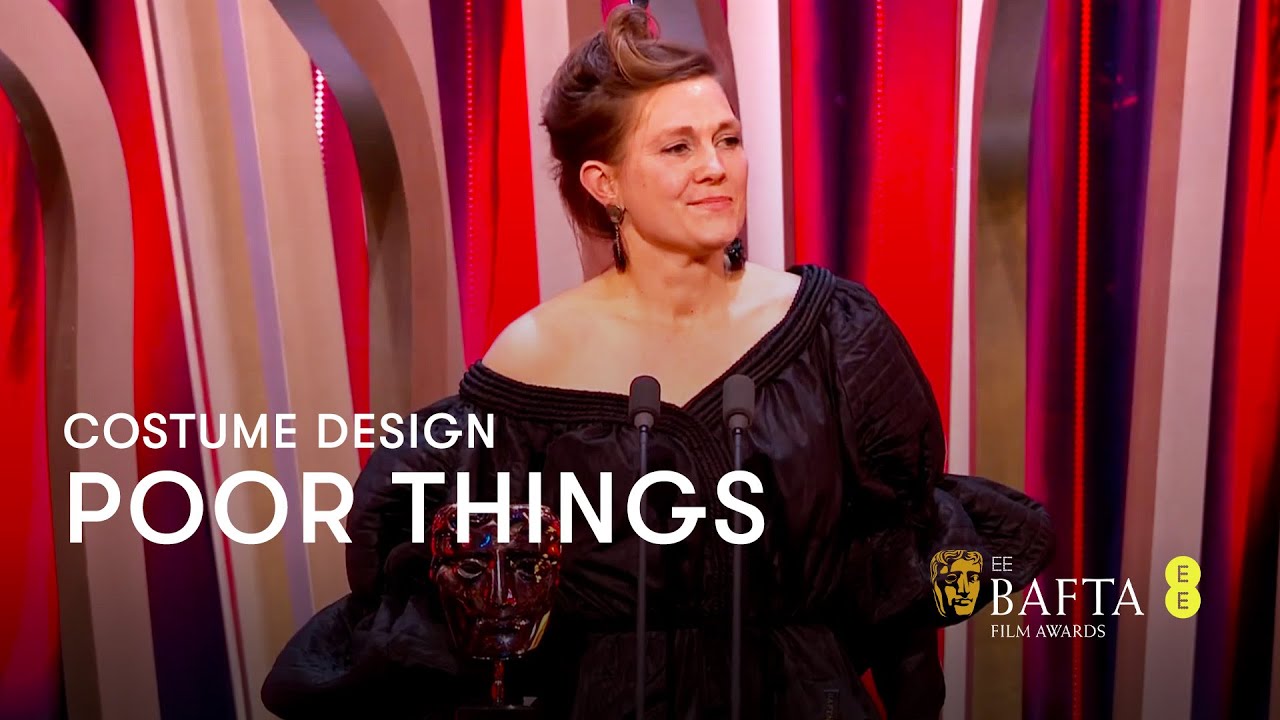 Відео до фільму Бідолашні створіння | Poor Things wins for Costume Design | EE BAFTA Film Awards 2024